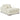 Embrace Super Chaise - Ivory / Left Facing