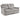 Barnsana Power Reclining Loveseat with Console - Ash