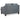 Genoa Loveseat - Steel