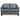 Genoa Loveseat - Steel