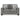 Deltona Loveseat - Graphite