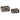 Ellford Box (Set of 2) - Black/Brown/Cream