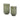 Clarkton Candle Holder Set (Set of 2) - Green