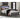 Baystorm Panel Bed with 4 Storage Drawers - Gray / Queen