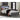 Baystorm Panel Bed with 2 Storage Drawers - Gray / Queen