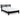 Danziar Platform Slat Bed - Black / Queen