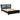 Danziar Platform Slat Panel Bed - Black / Queen