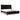 Danziar Platform Panel Bed - Black / Queen