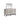 Vessalli Dresser and Mirror - Gray / 6 Drawer