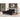 Vessalli Panel Bed with Extensions - Gray / King