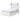 Gerridan Panel Bed - White/Gray / Queen
