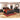 Huey Vineyard Sleigh Bed - Black / Queen