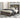 Drystan Bookcase Bed with Footboard Storage Drawers - Multi / Queen