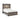 Drystan Panel Bed with Footboard Storage Drawers - Multi / Full