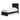 Belachime Panel Bed - Charcoal / Twin