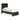 Belachime Panel Bed - Black / Twin