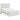 Cayboni Panel Bed - Whitewash / Full