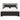 Covetown Panel Bed - Dark Brown / California King