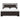 Covetown Panel Bed - Dark Brown / King