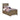 Trinell Panel Bed with 2 Storage Drawers - Brown / Twin