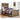 Trinell Panel Bed with 1 Large Storage Drawer - Brown / Twin