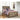 Trinell Panel Bed with 1 Large Storage Drawer - Brown / Full