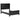 Lanolee Panel Bed - Black / Full
