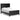 Lanolee Panel Bed - Black / Full