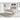 Kanwyn Upholstered Panel Bed - Whitewash / Queen