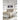 Kanwyn Upholstered Panel Bed - Whitewash / Queen