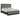Rowanbeck Upholstered Panel Bed - Gray/Black / King
