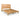Sherbana Panel Bed - Light Brown / King