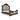 Maylee Upholstered Bed - Dark Brown / California King