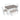 Stonehollow Rectangular Dining Table and Chairs with Bench (Set of 6) - White/Gray