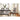 Langwest Rectangular Dining Table and 4 Chairs and Bench (Set of 6) - Brown