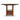 Ralene Rectangular Counter Height Dining Extension Table - Medium Brown