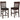 Haddigan Counter Height Bar Stool - Dark Brown