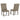 Chrestner Dining Side Chair - Gray/Brown