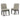 Metro Dining Chair - Beige/Dark Brown