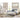 Shawburn Crossbuck Panel Platform Bed - White/Dark Charcoal Gray / Queen