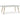 Seton Creek Oval Outdoor Dining Table - White
