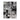 Brycebourne Rug - Black/Cream/Gray / 5'3" x 7'7"