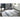 Kaidlow Rug - Gray/Cream / 5' x 7' Washable
