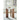 Isanti Round End Table - White/Brown