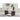 Metro Rectangular Coffee Table - White/Dark Brown