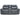 Mindanao Power Reclining Loveseat - Steel