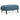 Hollyann Oversized Accent Ottoman - Blue