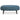 Hollyann Oversized Accent Ottoman - Blue