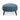 Hollyann Oversized Accent Ottoman - Blue