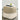 Sweed Valley Pouf - Natural/White